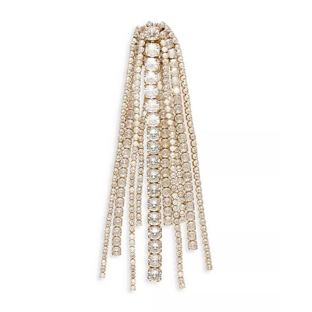 Weekend Max Mara Rhinestone Cascading Pin